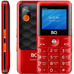 Мобильный телефон BQ 2006 Comfort Red+Black 86194836 2006 Comfort Red+Black - фото 1