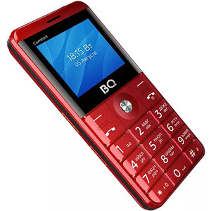 Мобильный телефон BQ 2006 Comfort Red+Black 86194836 2006 Comfort Red+Black - фото 2