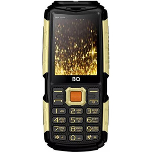 Мобильный телефон BQ 2430 Tank Power Black+Gold 85955785 2430 Tank Power Black+Gold - фото 1