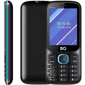 Мобильный телефон BQ 2820 Step XL+ Black+Blue 86183782 2820 Step XL+ Black+Blue - фото 1