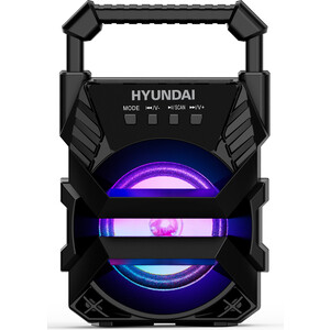 Портативная колонка Hyundai H-PS1000 черный 9W 1.0 BT/USB 10м 500mAh