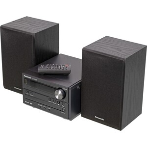 Музыкальный центр Panasonic SC-PM250EG-K черный 20Вт CD CDRW FM USB BT