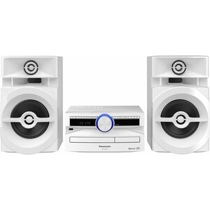 

Минисистема Panasonic SC-UX100E-W белый 300Вт CD CDRW FM USB BT, SC-UX100E-W белый 300Вт CD CDRW FM USB BT