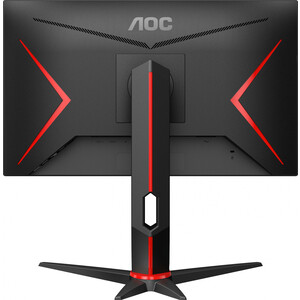 фото Монитор aoc 23.8'' gaming 24g2u5-bk черный/красный ips led 1ms 16:9 hdmi m/m матовая has piv 250cd 178гр/178гр 1920x1080 freesync premium