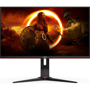 фото Монитор aoc 28'' gaming u28g2xu/bk черный/красный ips led 1ms 16:9 hdmi m/m матовая has piv 370cd 178гр/178гр 3840x2160 dp uhd usb 6.13кг