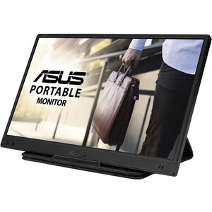 фото Монитор asus 15.6'' mb166b черный ips led 25ms 16:9 матовая 250cd 178гр/178гр 1920x1080 fhd usb 0.78кг (90lm07d3-b02170)