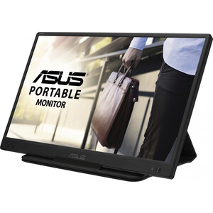 фото Монитор asus 15.6'' mb166c черный ips led 16:9 матовая 250cd 178гр/178гр 1920x1080 fhd usb 0.78кг (90lm07d3-b01170)