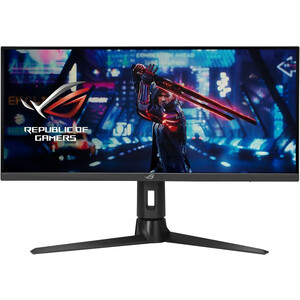 фото Монитор asus 29.5'' rog strix xg309cm черный ips led 21:9 hdmi m/m матовая has piv 300cd 178гр/178гр 2560x1080 freesync 90lm07n0-b01170