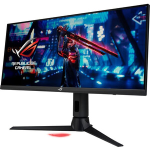 фото Монитор asus 29.5'' rog strix xg309cm черный ips led 21:9 hdmi m/m матовая has piv 300cd 178гр/178гр 2560x1080 freesync 90lm07n0-b01170