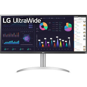 фото Монитор lg 34'' ultragear 34wq650-w черный ips led 1ms 21:9 hdmi m/m матовая has 400cd 178гр/178гр 2560x1080 freesync (34wq650-w.aruz)