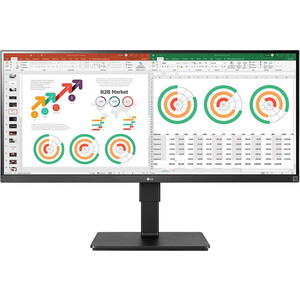 фото Монитор lg 34'' ultrawide 34bn770-b черный ips led 21:9 hdmi m/m матовая has piv 350cd 178гр/178гр 3440x1440 dp uw usb 10.3кг (34bn770-b)