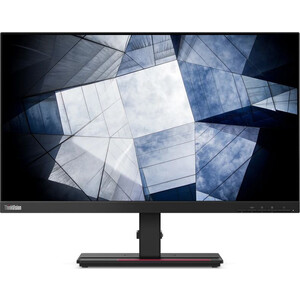 фото Монитор lenovo 23.8'' thinkvision p24h-2l черный ips 6ms 16:9 hdmi m/m матовая has piv 300cd 178гр/178гр 2560x1440 dp 2k usb 6.39кг (62b2gat1is)