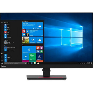 фото Монитор lenovo 27'' t27h-2l черный ips led 4ms 16:9 hdmi матовая 350cd 178гр/178гр 2560x1440 dp 2k usb 7.6кг (62b1gat2eu)