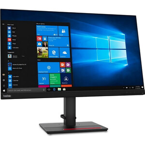 фото Монитор lenovo 27'' t27h-2l черный ips led 4ms 16:9 hdmi матовая 350cd 178гр/178гр 2560x1440 dp 2k usb 7.6кг (62b1gat2eu)