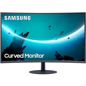 фото Монитор samsung 31.5'' c32t550fdr темно-серый va led 4ms 16:9 hdmi m/m матовая 3000:1 250cd 178гр/178гр 1920x1080 (lc32t550fdrxen)