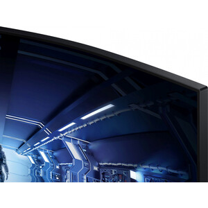 Монитор Samsung 32" Odyssey G5 C32G55TQBI черный VA LED 1ms 16:9 HDMI матовая 300:1 178гр/178гр 2560x1440 DP WQ 5.2кг (LC32G55TQBIXCI)
