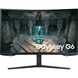 Монитор Samsung 32'' Odyssey G6 S32BG650EI черный VA LED 16:9 HDMI M/M полуматовая HAS Piv 350cd 178гр/178гр 2560x1440 (LS32BG650EIXCI)