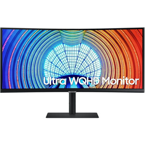 фото Монитор samsung 34'' ls34a650uxuxen черный va led 5ms 21:9 hdmi матовая has pivot 300cd 178гр/178гр 3440x1440 (ls34a650uxuxen)