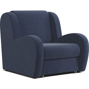 Кресло-кровать Шарм-Дизайн Барон 60 велюр Ультра миднайт кушетка шарм дизайн леон правый велюр ультра миднайт