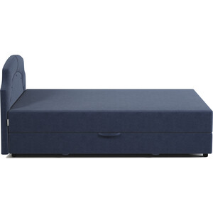 Кровать односпальная с подъемным механизмом Шарм-Дизайн Шарм 90 велюр Ультра миднайт.
