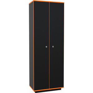 Шкаф 2х створчатый МДК Black Оранж (BL - СК2О) подсветка для зеркал crystal lux largo ap12w black