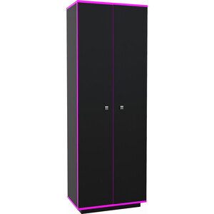 Шкаф 2х створчатый МДК Black Фуксия (BL - СК2Ф) подсветка для зеркал italline it01 1088 45 black