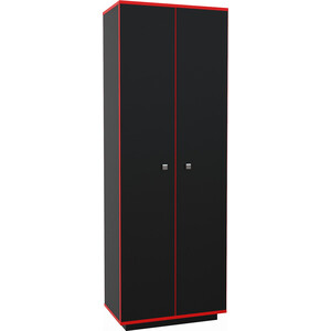 Шкаф 2х створчатый МДК Black Красный (BL - СК2К) подсветка для зеркал italline it01 1088 45 black