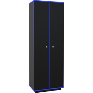 Шкаф 2х створчатый МДК Black Синий (BL - СК2С) подсветка для зеркал uniel ult f36 6w 4500k ip44 black ul 00006907