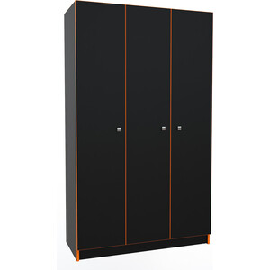 Шкаф 3х створчатый МДК Black Оранж (BL - СК3О) подсветка для зеркал italline it01 1088 45 black