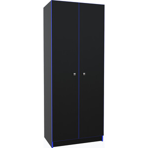 Шкаф 2х МДК Black Низкий Синий (BL - ГШ3С) подсветка для зеркал crystal lux largo ap12w black