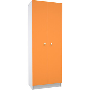Шкаф МДК Феникс 2-х створчатый высокий Оранжевый (СК2Ф-О) стол письменный мдк феникс 2 оранжевый ст4ф 2о