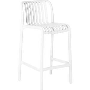 Стул полубарный Dobrin CHLOE LMZL-PP777-1 белый стул обеденный dobrin jerry soft lmzl pp635 ножки светлый бук сиденья b 03