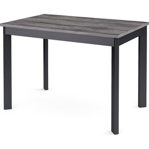 Стол обеденный Dikline L110 сосна пасадена (ЛДСП EGGER) / опоры черный стол обеденный dikline l110 бетон лдсп egger опоры