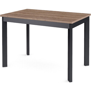 Стол обеденный Dikline L110 дуб галифакс (ЛДСП EGGER) / опоры черный стол обеденный dikline l110 бетон лдсп egger опоры