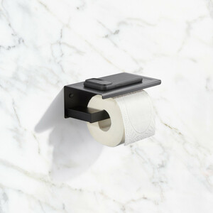 фото Держатель туалетной бумаги milacio ultra черный матовый (mcu.953.mb)