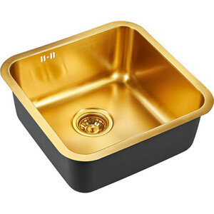 Кухонная мойка EMAR EMB-127A PVD Nano Golden кухонная мойка paulmark platte 78х51 брашированное золото pm807844 bg