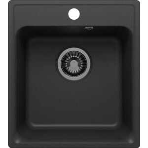 Кухонная мойка Polygran Quartz Bond 430 уголь кухонная мойка reflexion plato уголь rx1457cl