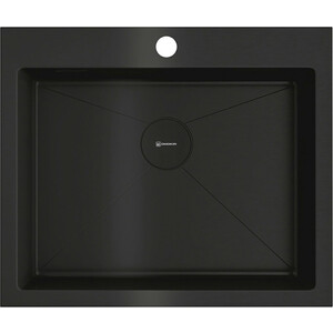Кухонная мойка Omoikiri Akisame 59-GB графит (4997014) мойка кухонная aflorn af95050f врезная s 3 0 и 0 8 мм 50х50х20 см сифон графит