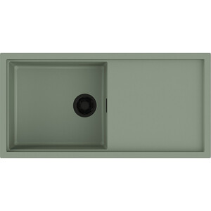 Кухонная мойка Omoikiri Sintesi 100-WG wind green (4997128) соленоидный клапан green helper