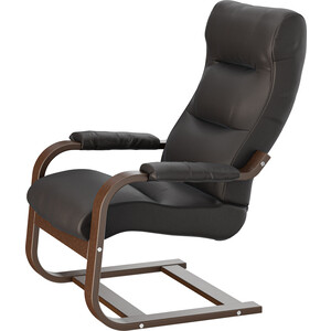 Кресло для отдыха Мебелик Марго экокожа Ева 1, каркас орех антик кресло brabix premium work ex 513 экокожа черное 531943
