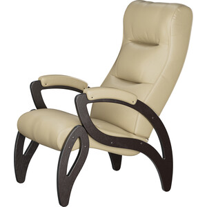 Кресло для отдыха Мебелик Весна компакт экокожа Eva2, каркас венге подушка на подлокотник экокожа