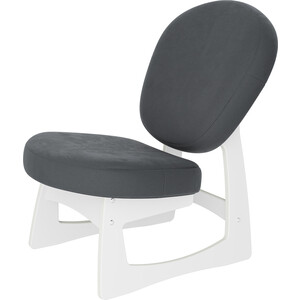 Кресло для отдыха Мебелик Смарт G силуэт ткань макс 965, каркас молочный дуб кресло zero флок молочный 4