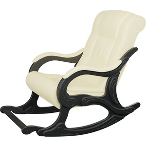 Кресло-качалка Мебелик Модель 77 экокожа дунди 112, каркас венге кресло качалка мебелик ирса ткань пудровый каркас венге структура п0004573
