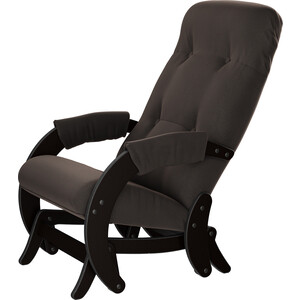 Кресло-маятник Мебелик Модель 68 ткань макс 235, каркас венге макс сб 3220 каркас гардероба 500 белый