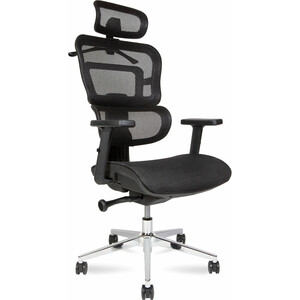 офисное кресло norden ruby black lb ch 312b b bb пластик черная сетка черная ткань Офисное кресло NORDEN Ergo M A33 черный пластик / черная сетка / черная сетка