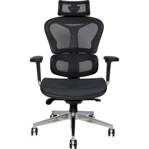 фото Офисное кресло norden hero black ys-0810h-t(e+e) черный пластик / черная сетка