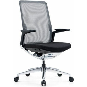 Офисное кресло NORDEN Monro EVA-004B черная сетка / черный пластик / база алюминий офисное кресло norden monro eva 004b черная сетка пластик база алюминий