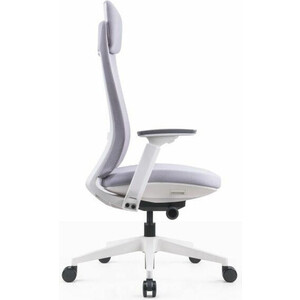 фото Офисное кресло norden oslo evl-002a серая сетка /серый пластик / база белая