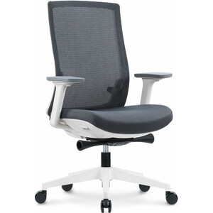 Офисное кресло NORDEN Ruby LB CH-312B-W-GG белый пластик / серая сетка / серая ткань набор для бадминтона 2 ракетки 2 мяча пластик сетка 136008