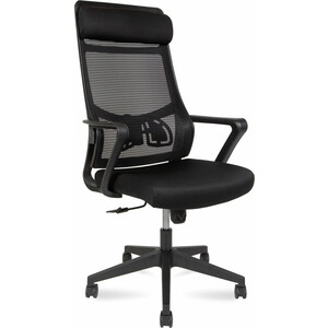 Офисное кресло NORDEN Tender 919A черный пластик / черная сетка / черная ткань офисное кресло norden terra lb a13 b gb пластик серая сетка черная ткань